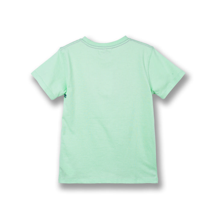 Poney Boys Lime Poney Logo Short Sleeve Tee