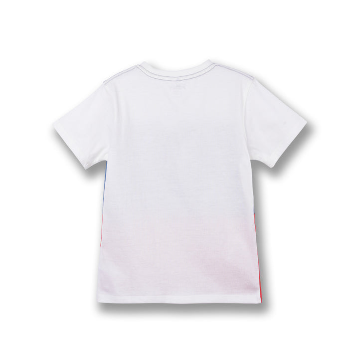 Poney Boys White Poney Trio Cut & Sew Short Sleeve Tee