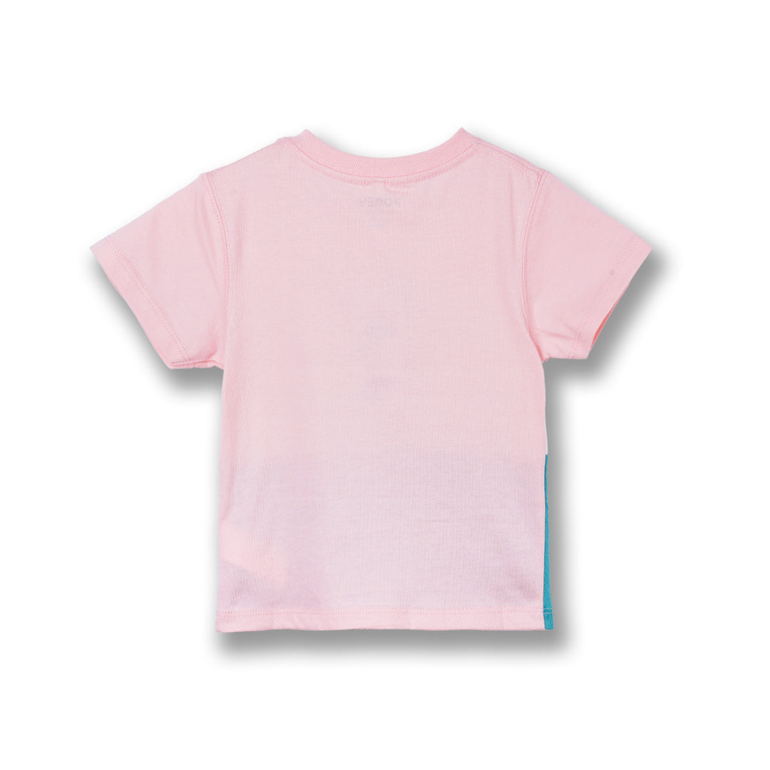 Poney Boys Pink Poney Trio Cut & Sew Short Sleeve Tee
