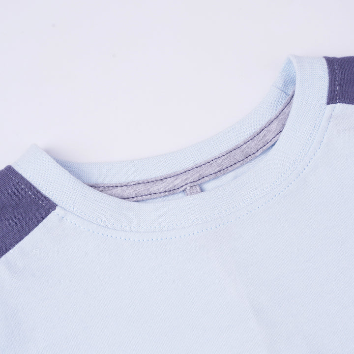 Poney Boys Light Blue Poney Pocket Short Sleeve Tee