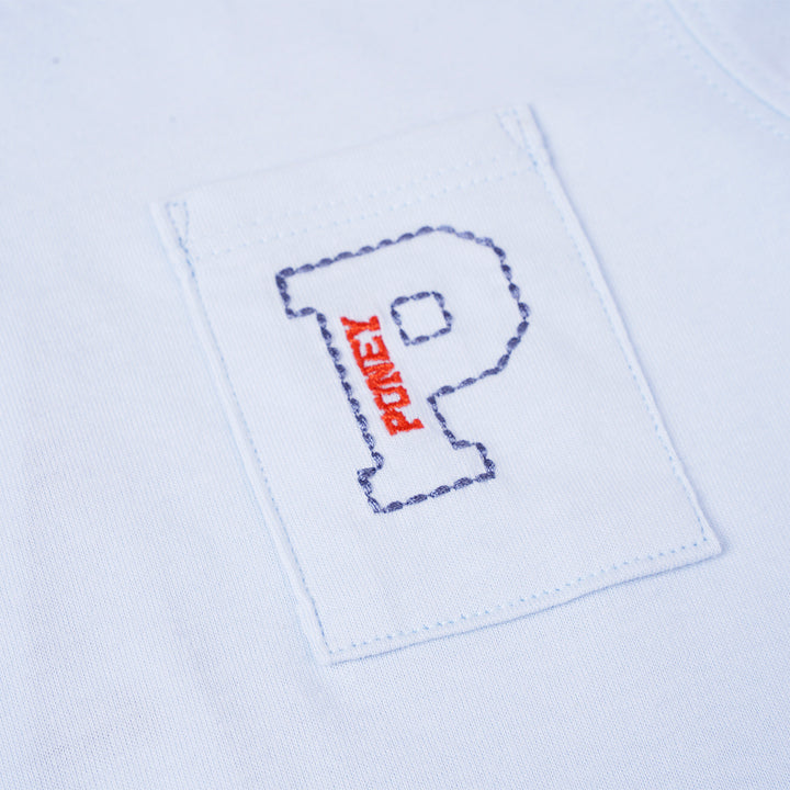 Poney Boys Light Blue Poney Pocket Short Sleeve Tee