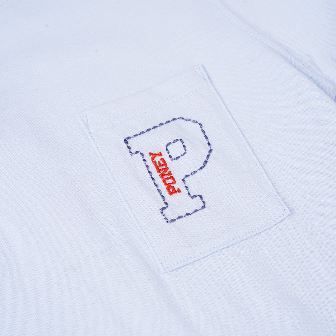 Poney Boys Light Blue Poney Pocket Short Sleeve Tee