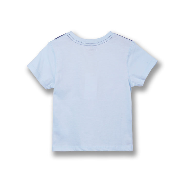 Poney Boys Light Blue Poney Pocket Short Sleeve Tee