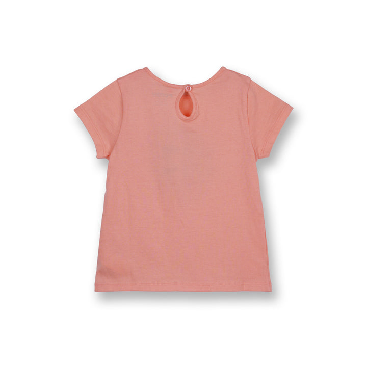 Poney Girls Orange Everything Will Be Ok Short Sleeve Tee