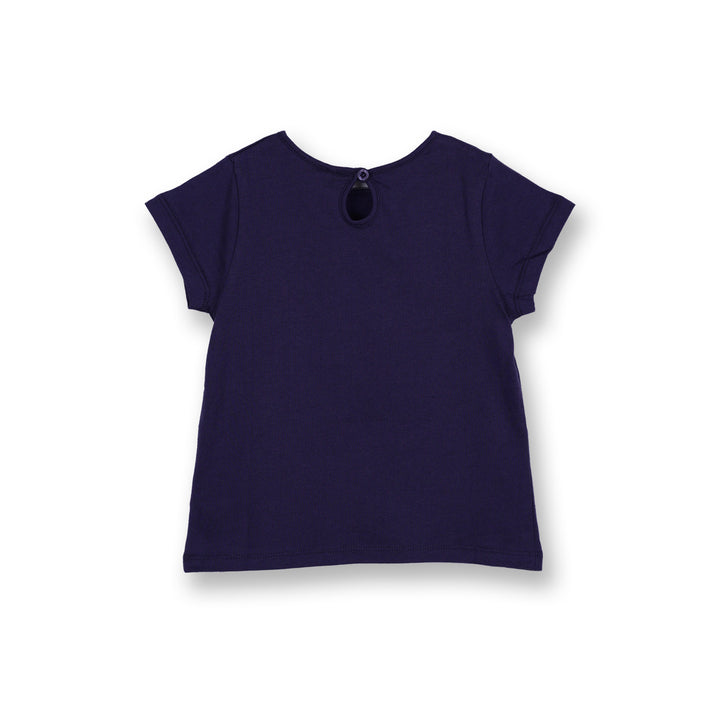 Poney Girls Navy Love Always Win Short Sleeve Tee