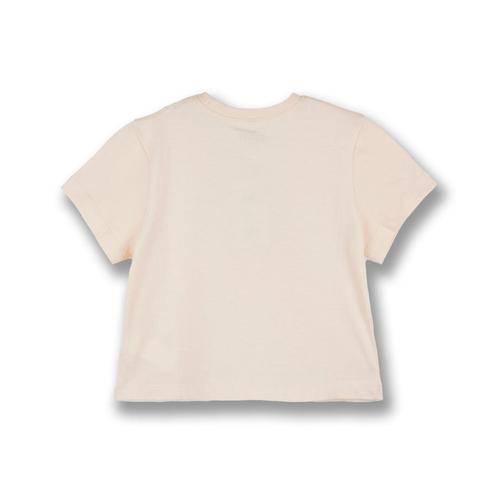 Poney Girls Beige Poney's Summer Party Short Sleeve Tee