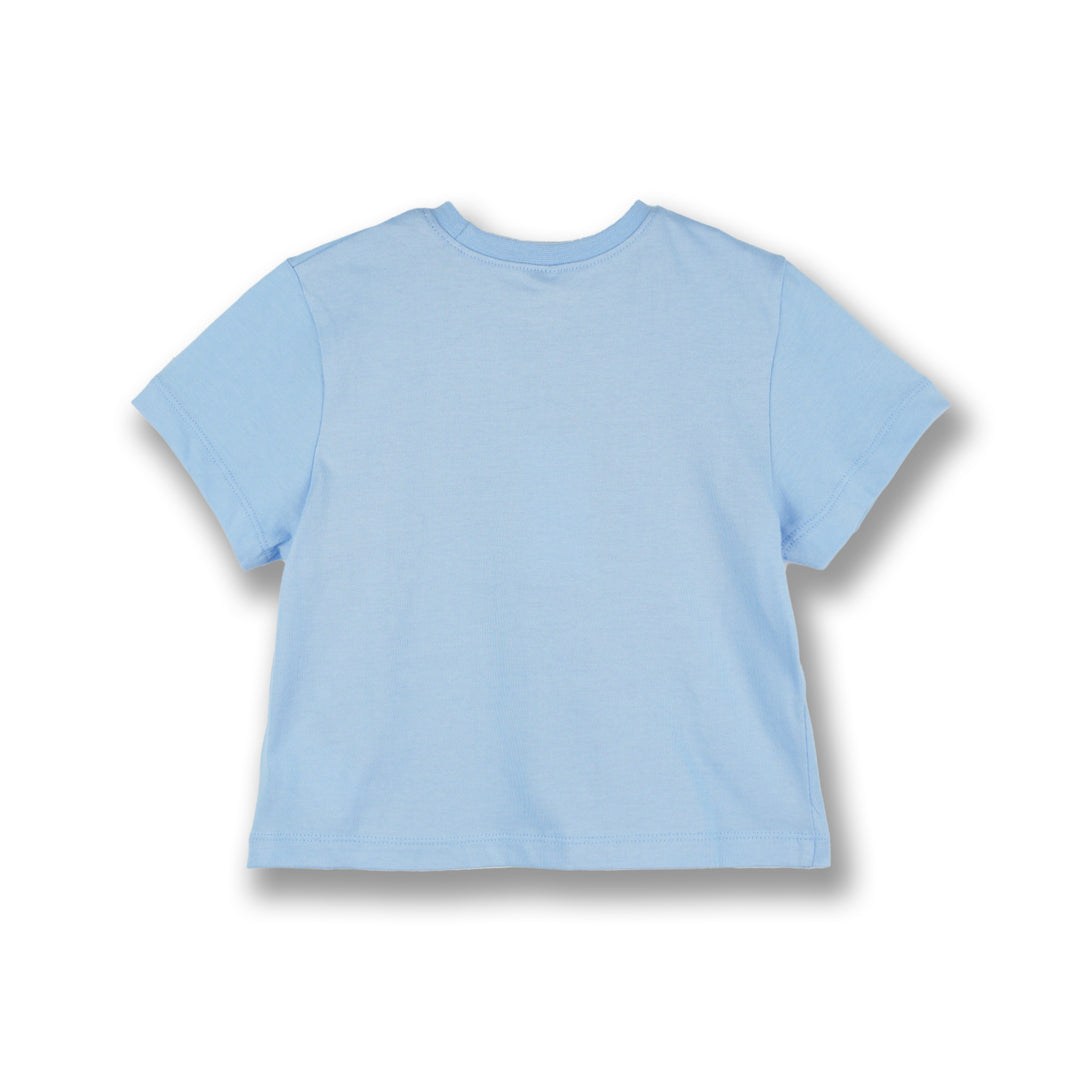 Poney Girls Blue High Five! Short Sleeve Tee