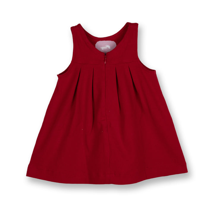 Poney Girls Red Cherry Sleeveless Dress