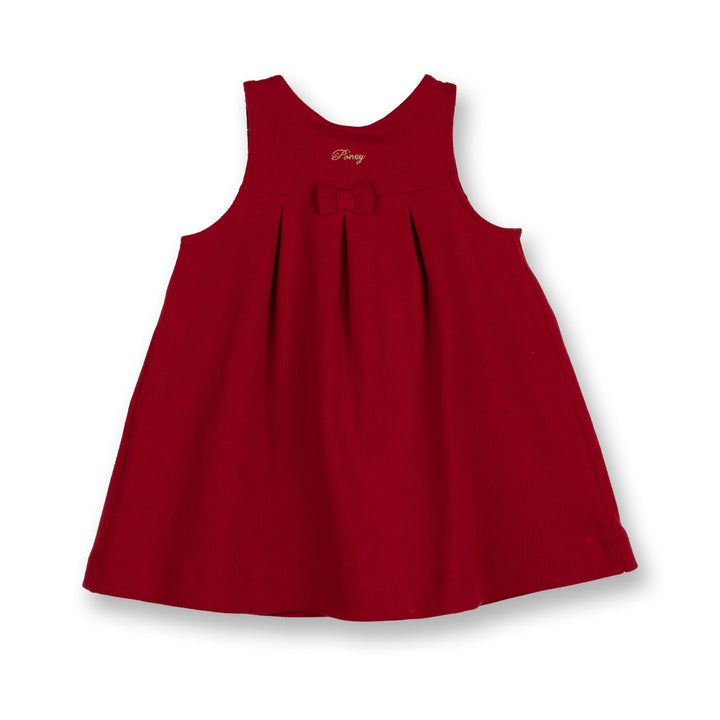 Poney Girls Red Cherry Sleeveless Dress