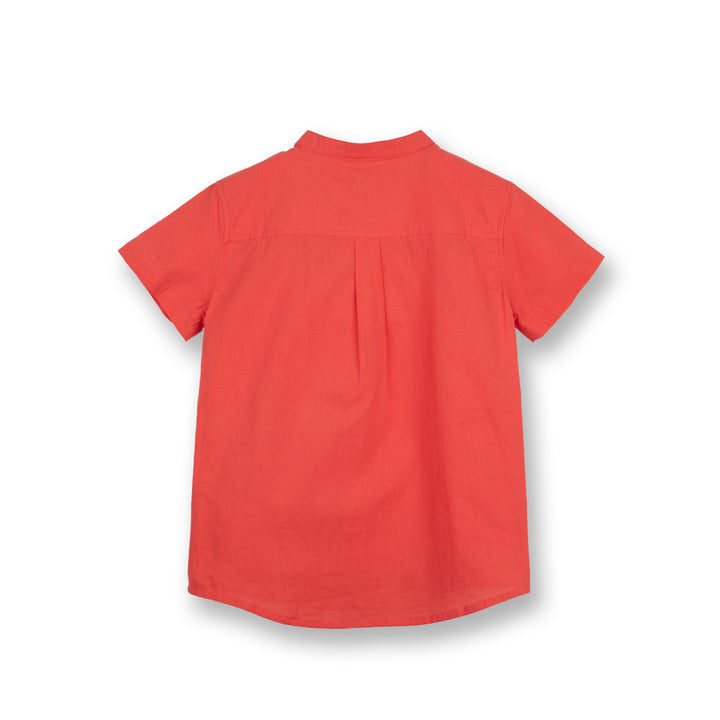 Poney Boys Orange Tangerine Tango Short Sleeve Shirt