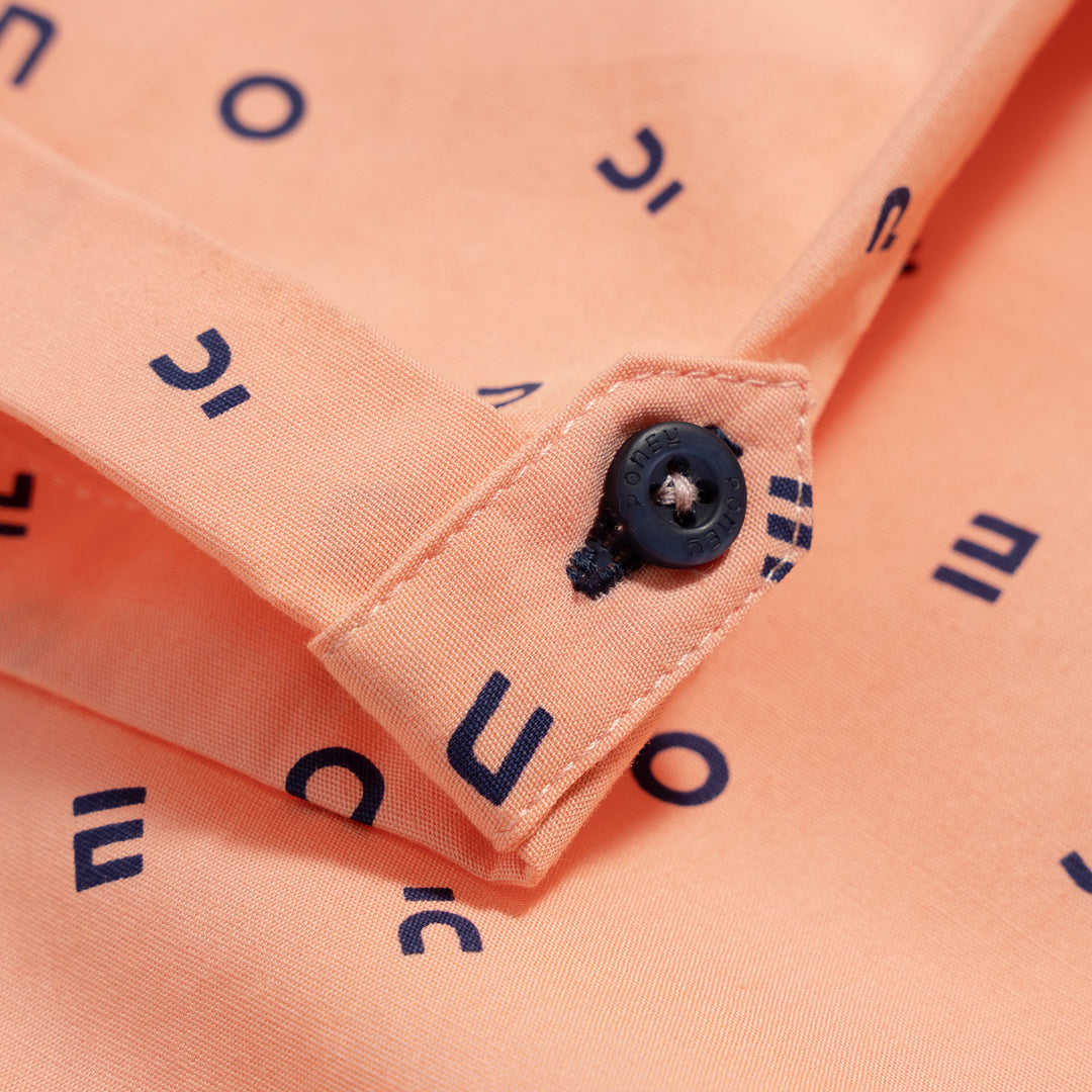 Poney Prairie Sunset Basic Logo Short Sleeve Shirt