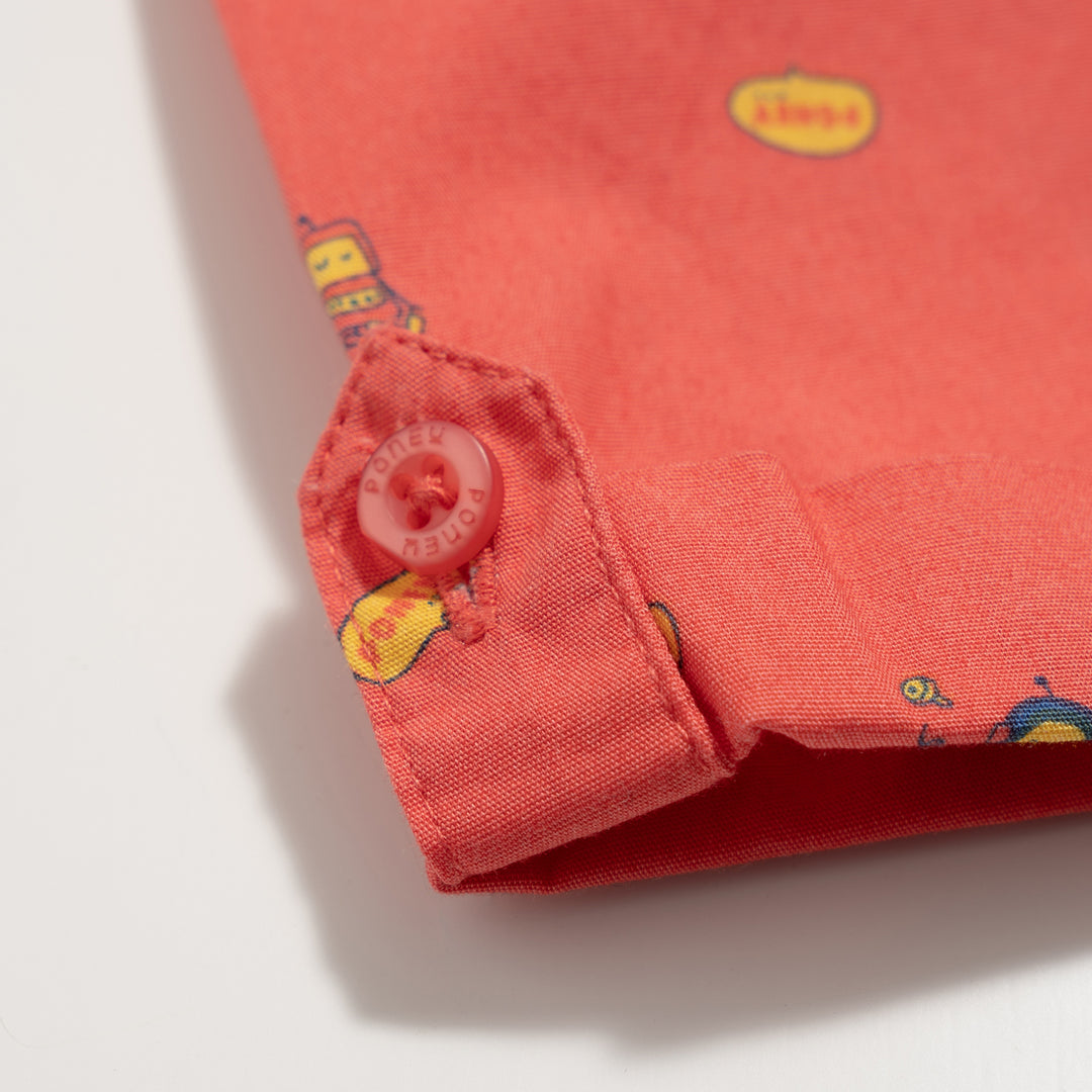 Poney Jayden's Favourite Robot Short Sleeve Shirt