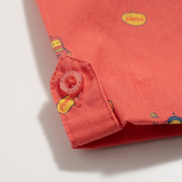 Poney Jayden's Favourite Robot Short Sleeve Shirt