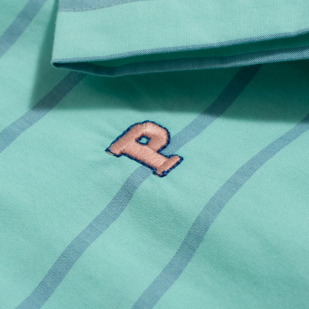 Poney Beach Glass Striped Short Sleeve Shirt