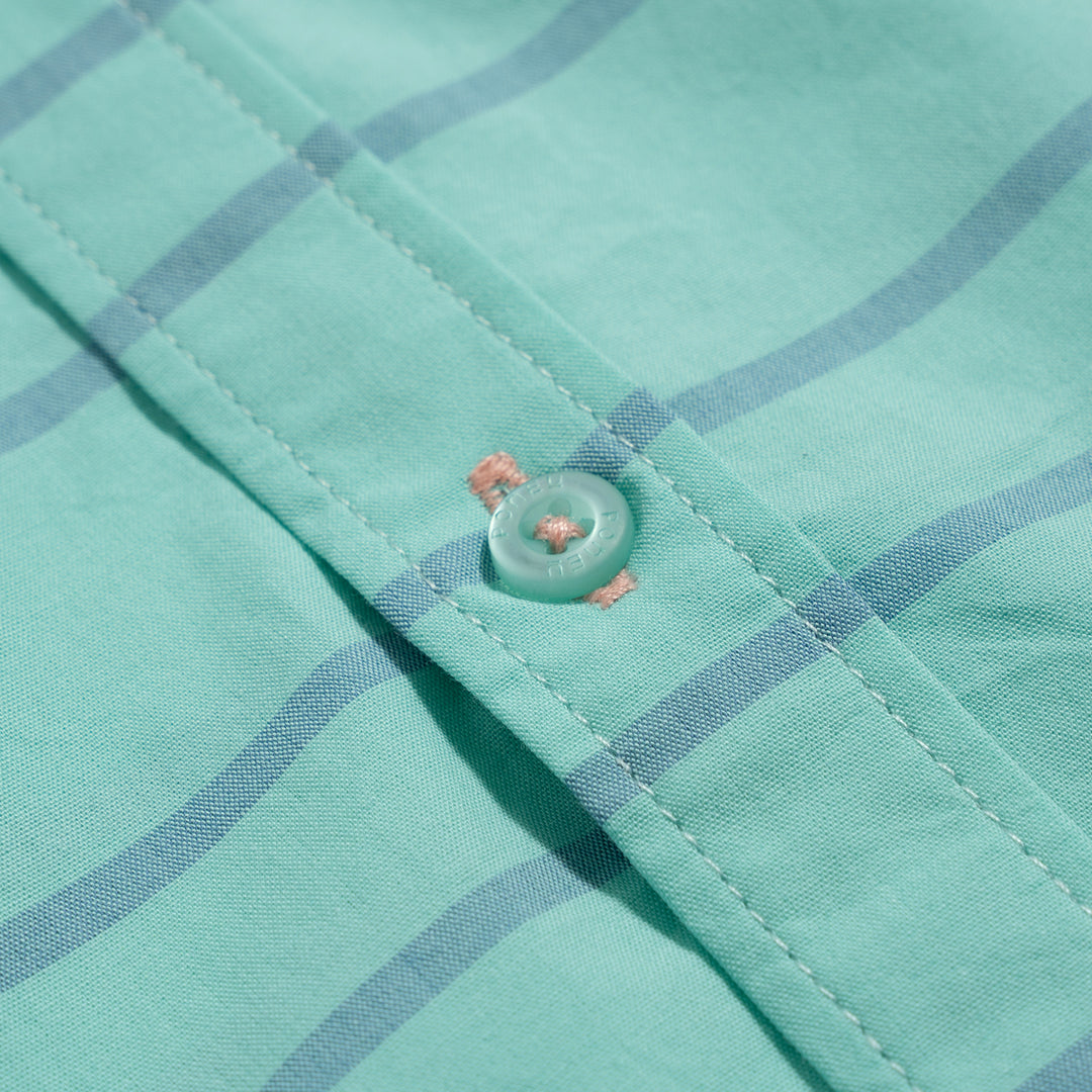 Poney Beach Glass Striped Short Sleeve Shirt