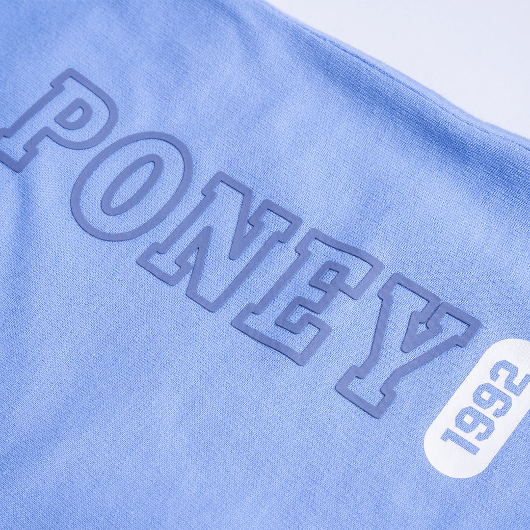 Poney Boys Light Blue Poney Logo Bermuda