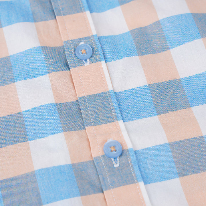 Poney Boys Blue Bright Cheeks Short Sleeve Shirt