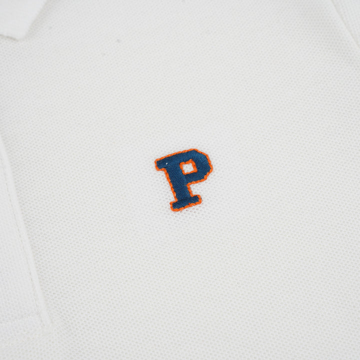 Poney Boys White Poney Classic Icon Short Sleeve Polo
