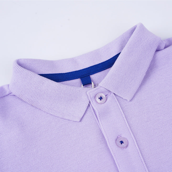 Poney Boys Light Purple Poney Classic Icon Short Sleeve Polo