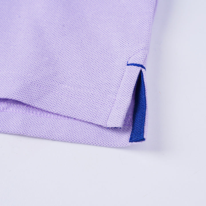 Poney Boys Light Purple Poney Classic Icon Short Sleeve Polo
