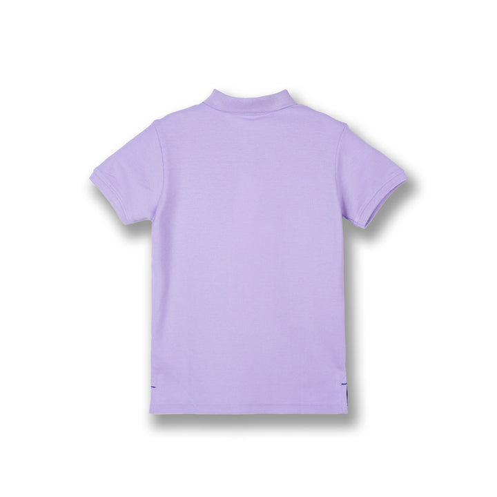 Poney Boys Light Purple Poney Classic Icon Short Sleeve Polo