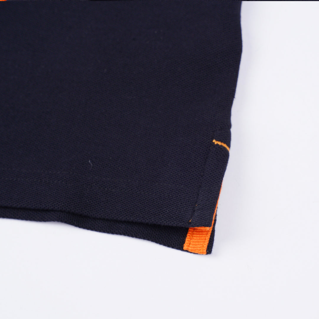 Poney Boys Black Poney Classic Icon Short Sleeve Polo