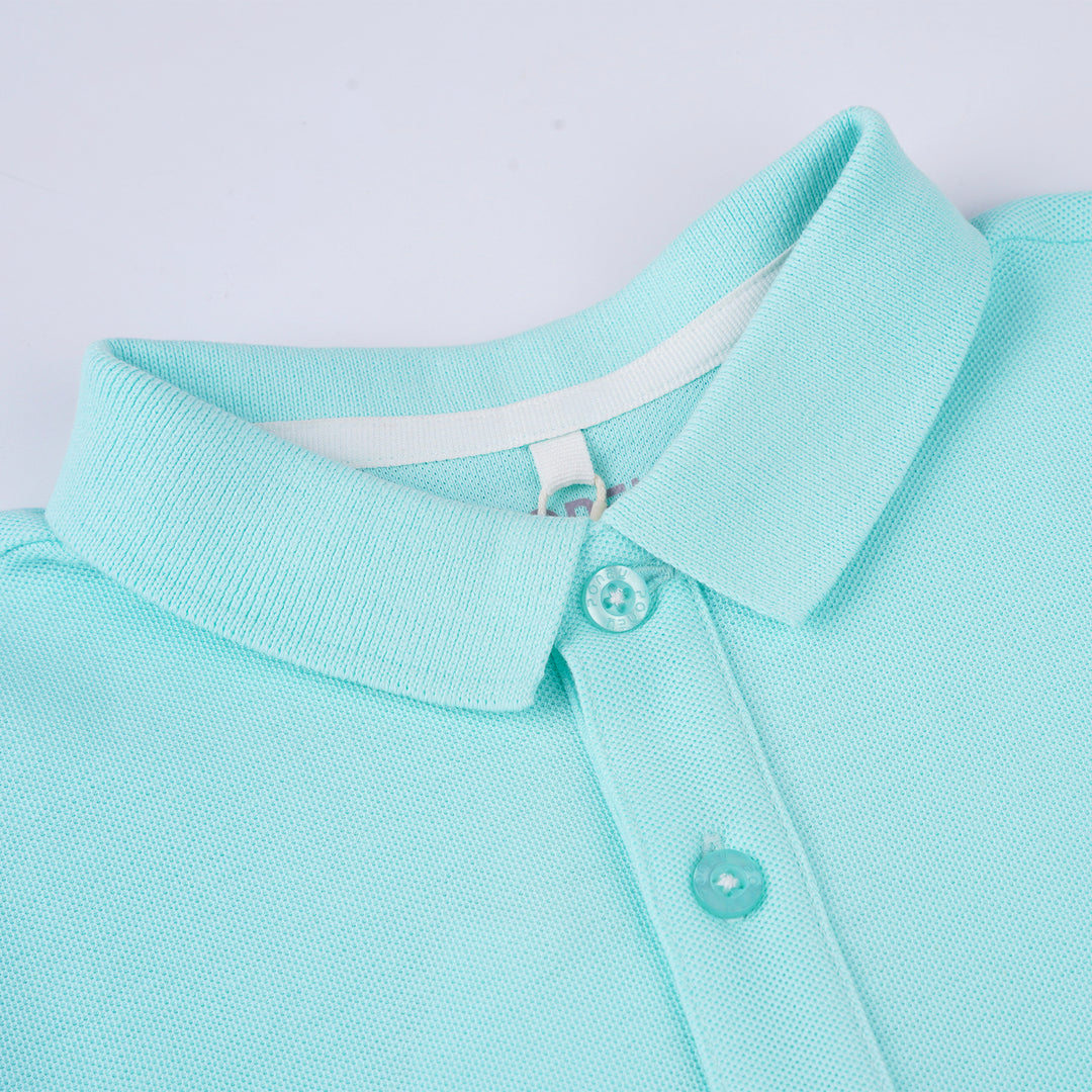 Poney Boys Turquoise Poney Classic Icon Short Sleeve Polo