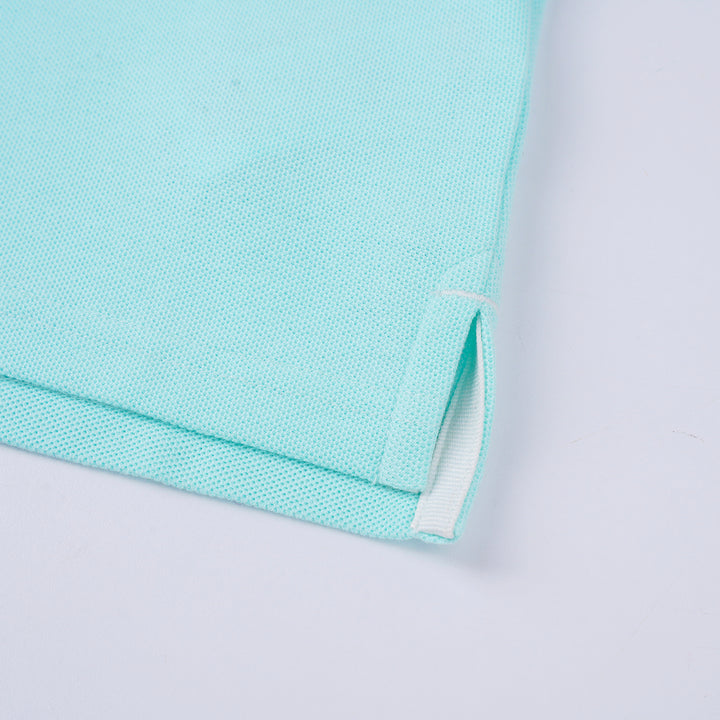Poney Boys Turquoise Poney Classic Icon Short Sleeve Polo