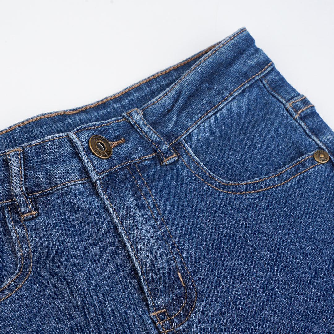 Poney Boys Denim Medium Blue Slim Fit Jeans 2230064