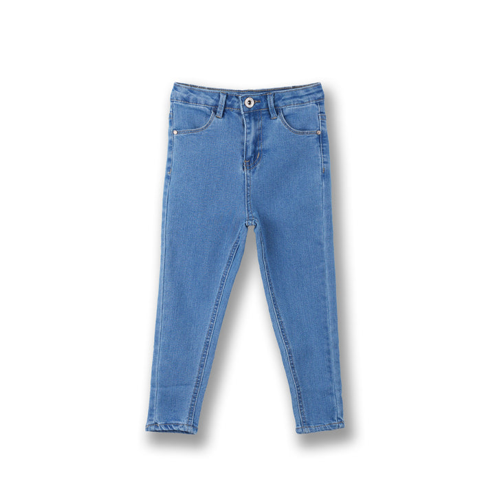 Poney Girls Denim Light Blue Regular Fit Jeans 2230072