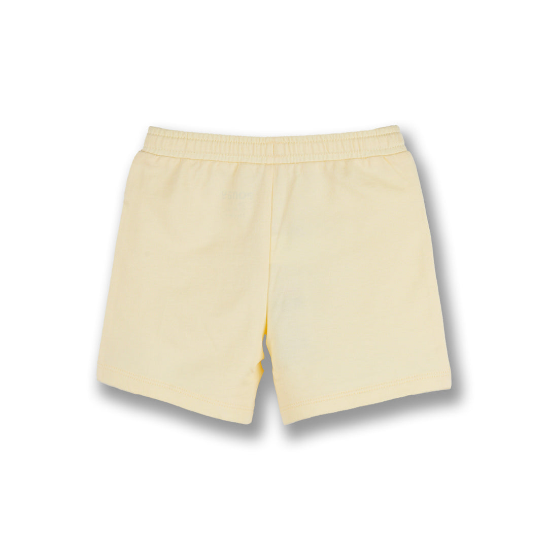 Poney Girls Light Yellow Lemon Icing Shorts