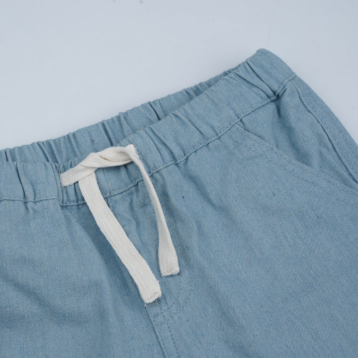 Poney Boys Lighter Blue Pull-Up Pants