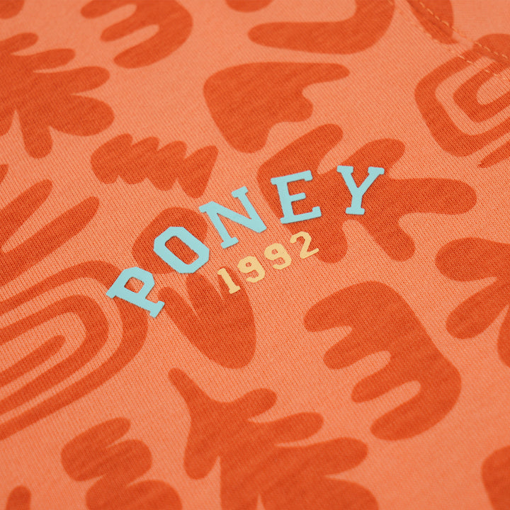 Poney Boys Orange Clay Aztec Short Sleeve Tee