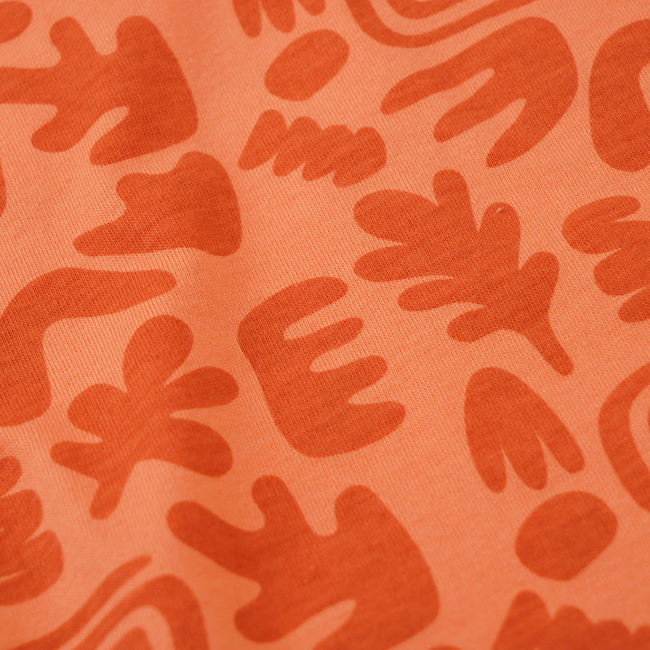 Poney Boys Orange Clay Aztec Short Sleeve Tee
