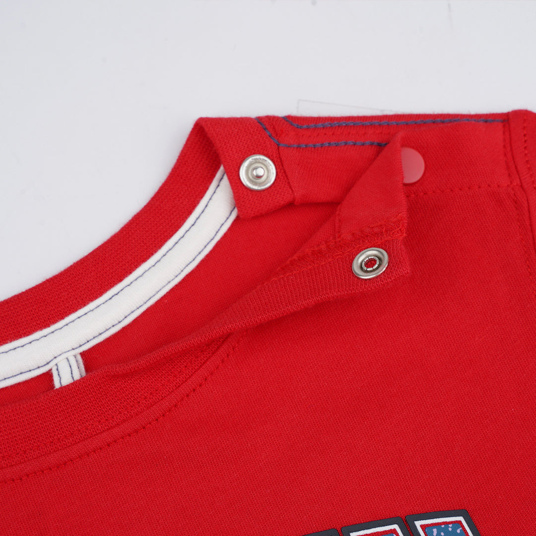 Poney Boys Red Poney Bold Logo Short Sleeve Tee