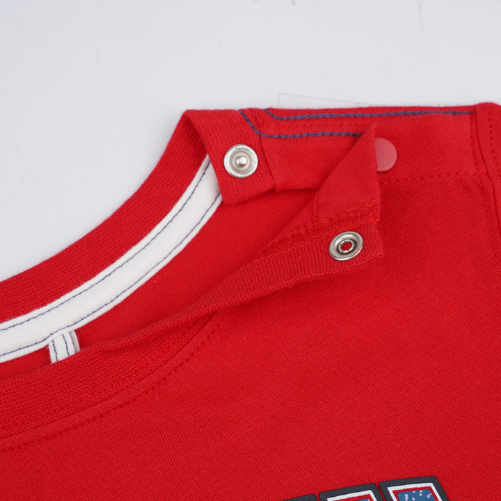 Poney Boys Red Poney Bold Logo Short Sleeve Tee