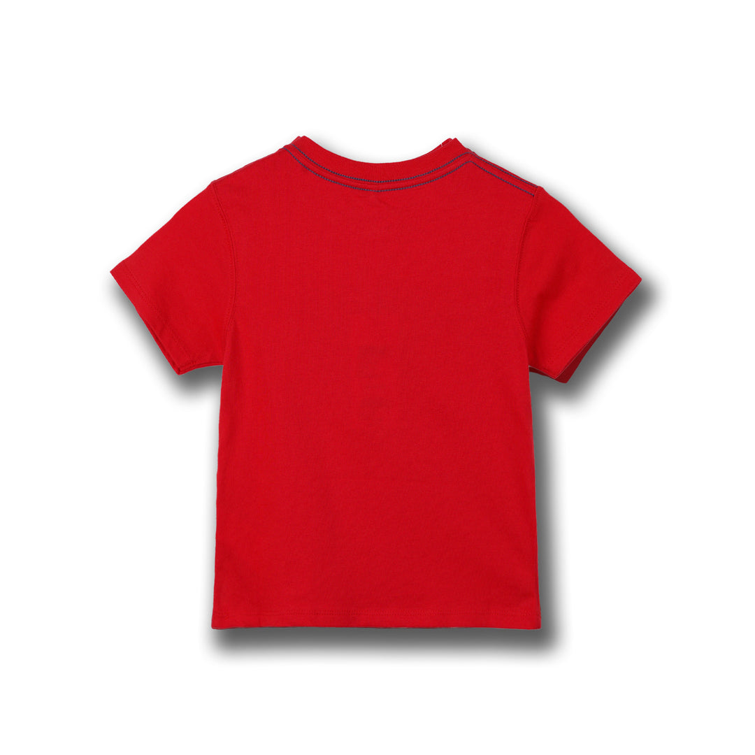 Poney Boys Red Poney Bold Logo Short Sleeve Tee