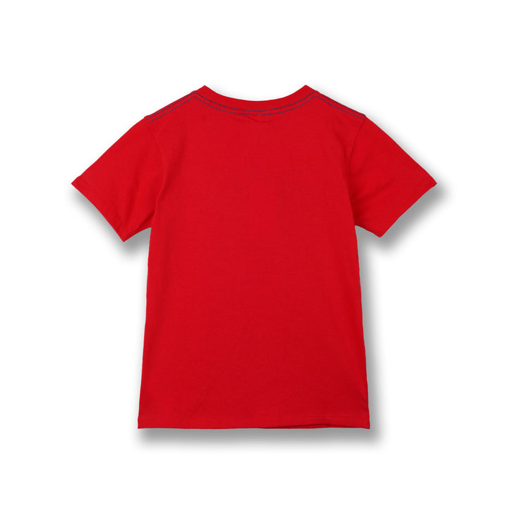 Poney Boys Red Poney Bold Logo Short Sleeve Tee