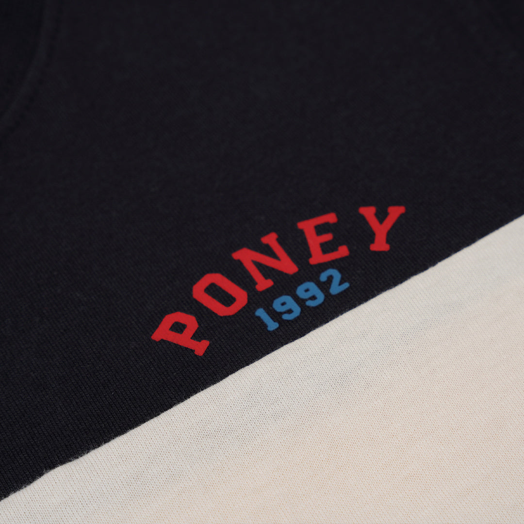 Poney Boys Black Bright Trio Cut & Sew Short Sleeve Tee