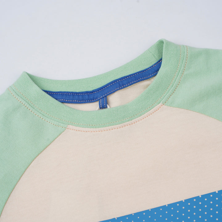 Poney Boys Lt.Yellow Blazing Striped Short Sleeve Tee