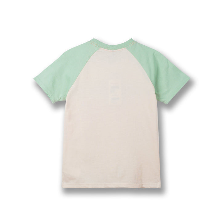 Poney Boys Lt.Yellow Blazing Striped Short Sleeve Tee