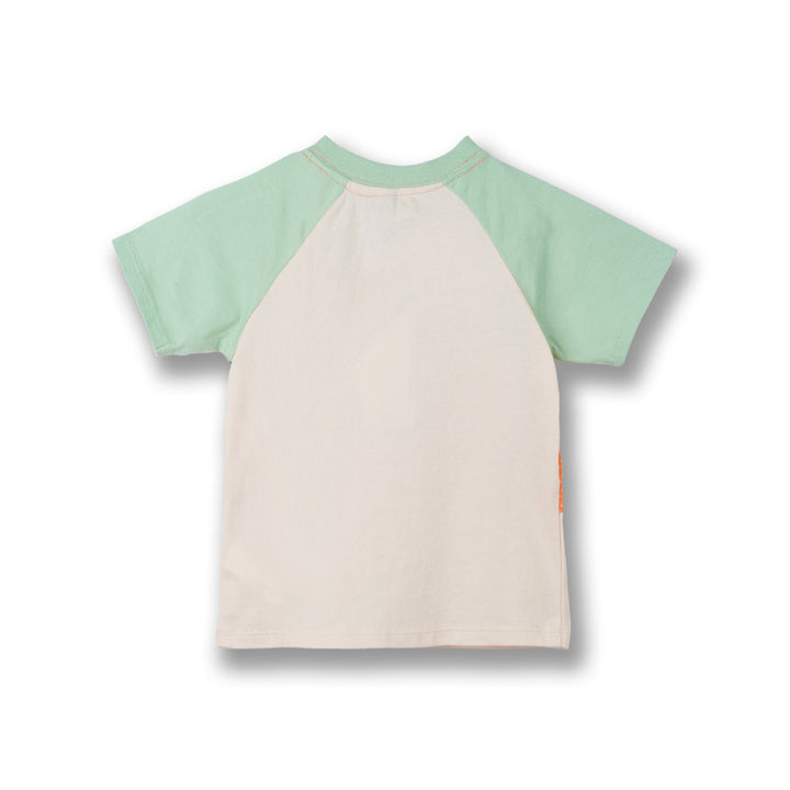 Poney Boys Lt.Yellow Blazing Striped Short Sleeve Tee