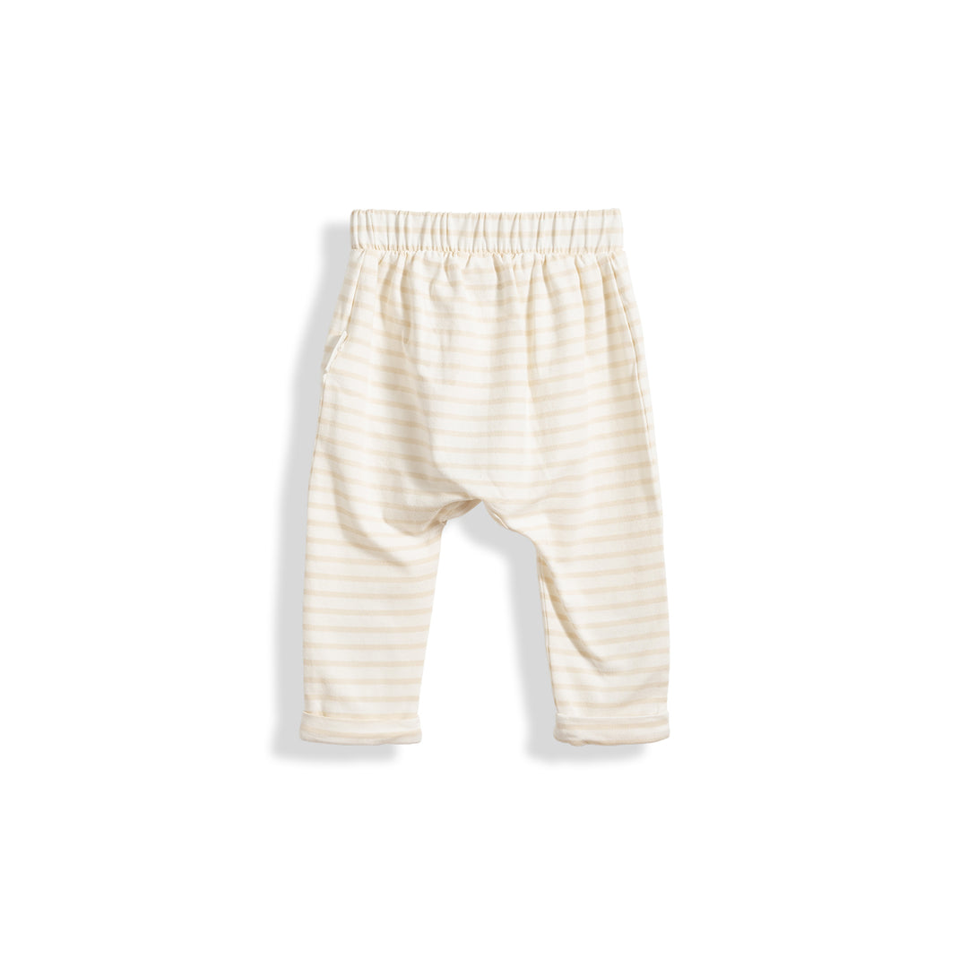 Poney Essential Sandshell striped with elasticated waist long pants