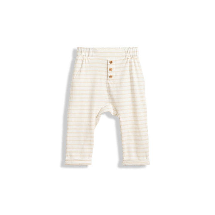 Poney Essential Sandshell striped with elasticated waist long pants