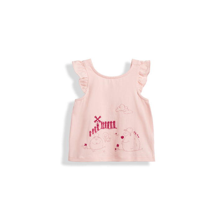 Poney Essential Little Sheep in Farm Short Sleeve Top