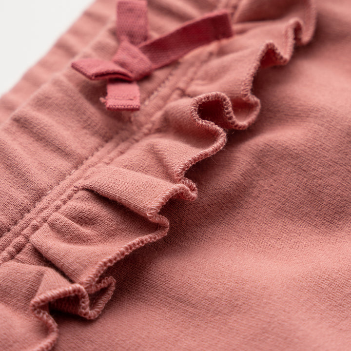 Poney Essential Rosette with Ruffle Trim Long Pants