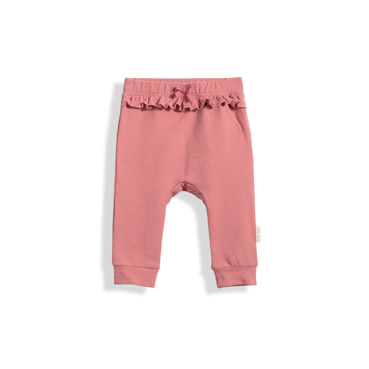Poney Essential Rosette with Ruffle Trim Long Pants