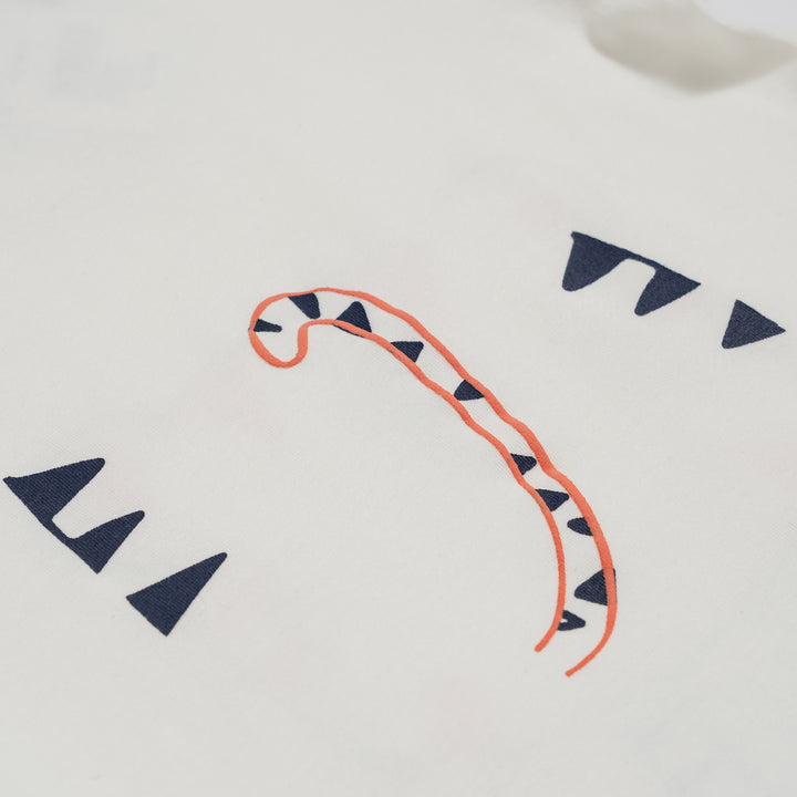 Poney Essential Cream Baby Tiger Short Sleeve Tee