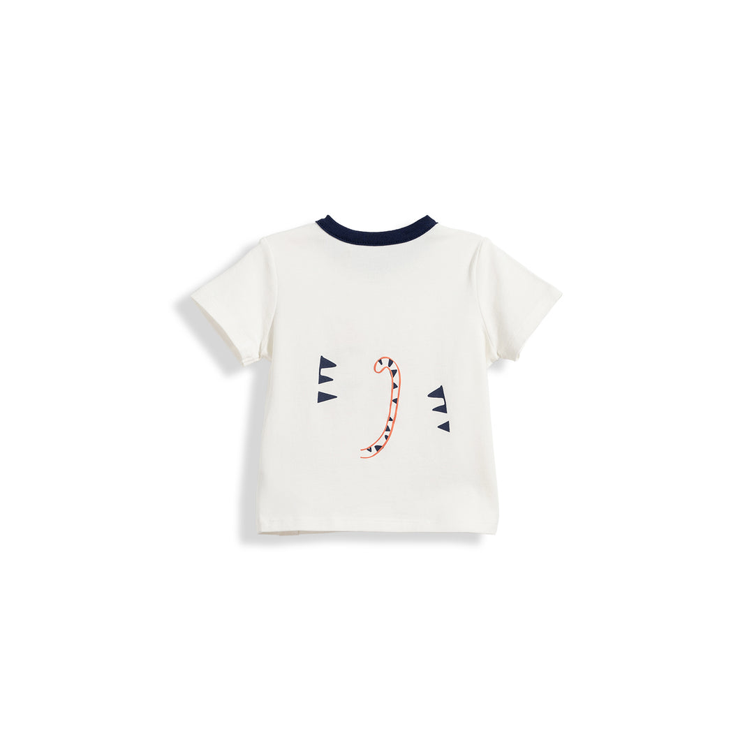 Poney Essential Cream Baby Tiger Short Sleeve Tee