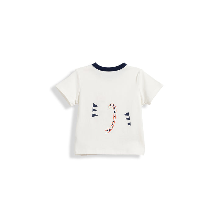 Poney Essential Cream Baby Tiger Short Sleeve Tee